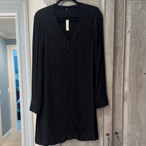 Madewell Black Button-Down Dress